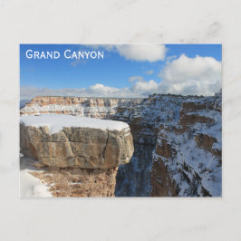 Grand Canyon Arizona Winter Travel Foto Postkarte