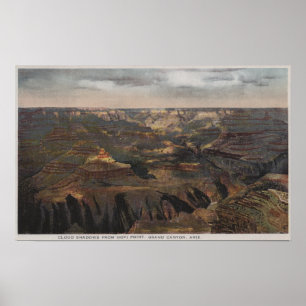 Grand Canyon, Arizona - Wolken-Schatten vom Hopi Poster