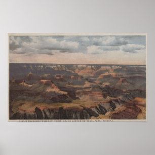 Grand Canyon, Arizona - Wolken-Schatten von Hopi 2 Poster