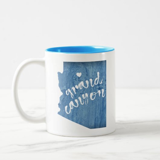 Grand Canyon Arizona Zweifarbige Tasse (Links)