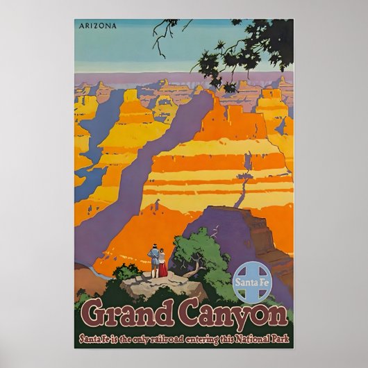 Grand Canyon Art Arizona Print National Parks Post Poster (Vorne)