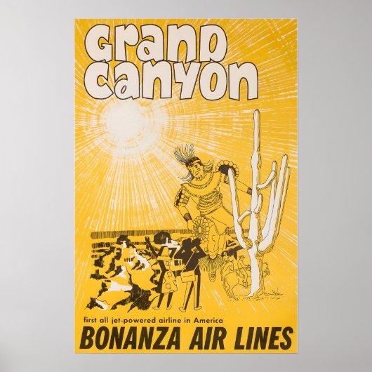 Grand Canyon Art National Park Poster Print  (Vorne)