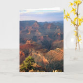 Grand Canyon at Sunset Karte (Gelbe Blume)