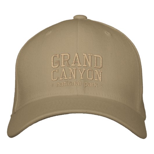 Grand Canyon Ball Cap Bestickte Kappe (Vorderseite)