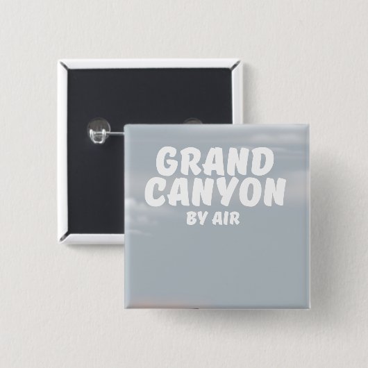 Grand Canyon By Air Vintage Reiseplakat. Button (Vorne & Hinten)