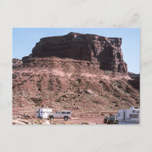 Grand Canyon Campingplatz Camper Rocky Landschaft Postkarte