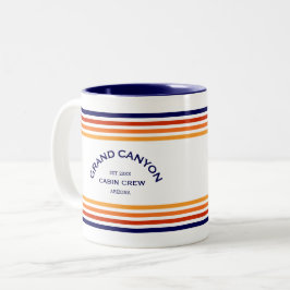 Grand Canyon Canyon Club Wappen Park/Garten: Zweifarbige Tasse