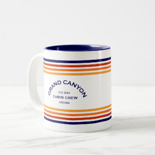 Grand Canyon Canyon Club Wappen Park/Garten: Zweifarbige Tasse