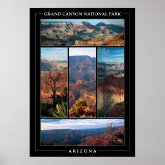 Grand Canyon Collage Poster