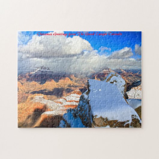 Grand Canyon Colorado.Weihnachtsgrüße Puzzle (Horizontal)
