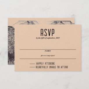 Grand Canyon Couple RSVP Karte