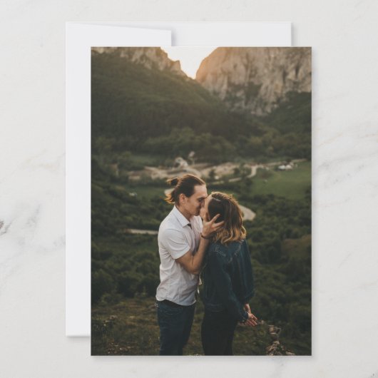 Grand Canyon Couple Save the Date (Rückseite)