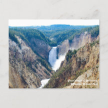 Grand Canyon der Yellowstone Postkarte
