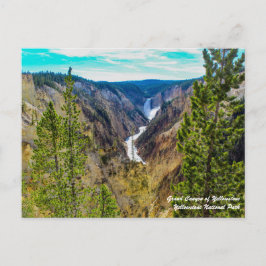 Grand Canyon der Yellowstone Postkarte