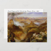 Grand Canyon des Colorado Postkarte (Vorne/Hinten)