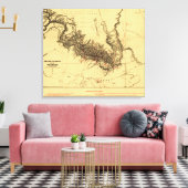 Grand Canyon des Colorado River Panoramablick Leinwanddruck (Insitu (Wohnzimmer))