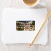 Grand Canyon des Yellowstone Adressaufkleber (Insitu)