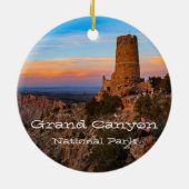 Grand Canyon Desert Tower Keramik Ornament (Hinten)