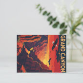 Grand Canyon Eagles Sunset Postkarte (Stehend Vorderseite)