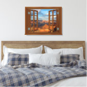 Grand Canyon Fab Window USA Canvas Print Leinwanddruck (Insitu (Schlafzimmer))