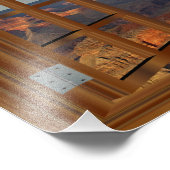 Grand Canyon Fake Imitate Window View USA Fotodruck (Ecke)