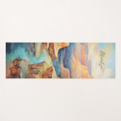 Grand Canyon Fantasy Watercolor Yogamatte (Vorderseite (Horizontal))