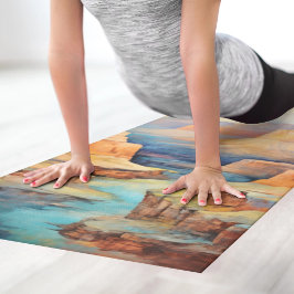 Grand Canyon Fantasy Watercolor Yogamatte