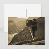 Grand Canyon Fotograf Große Filmkamera Postkarte (Vorne/Hinten)