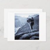 Grand Canyon Fotograf Große Filmkamera Postkarte (Vorne/Hinten)