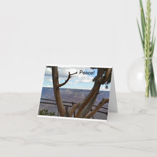 Grand Canyon gerahmtes notecard Karte (Vorderseite)