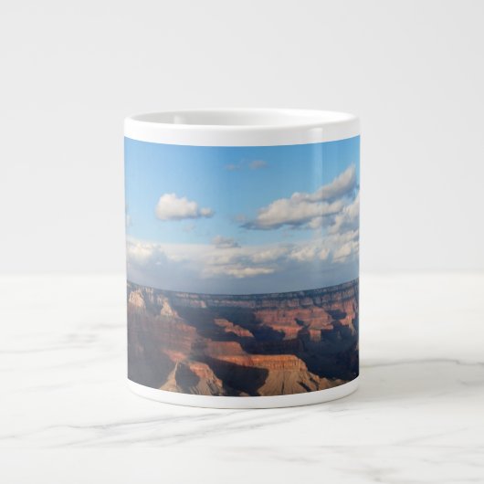 Grand Canyon gesehen von der Südkante in Arizona Jumbo-Tasse (Vorderseite)