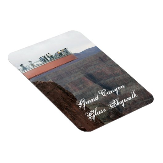 Grand Canyon Glass Skywalk Magnet (Rechte Seite)