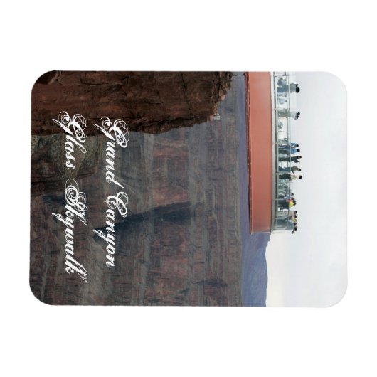 Grand Canyon Glass Skywalk Magnet (Horizontal)