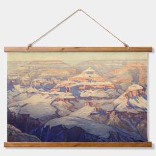 Grand Canyon, Hiroshi Yoshida, Holzschnitt Wandteppich Mit Holzrahmen