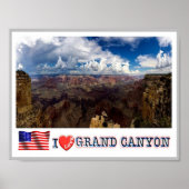 Grand Canyon - I Liebe - Vereinigte Staaten - Poster (Vorne)