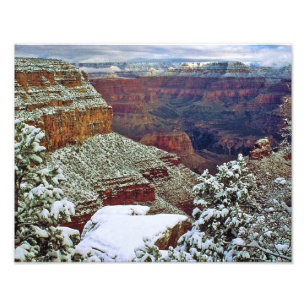 Grand Canyon im Winter Fotodruck