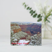 Grand Canyon im Winter Postkarte (Stehend Vorderseite)