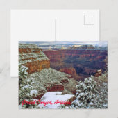 Grand Canyon im Winter Postkarte (Vorne/Hinten)