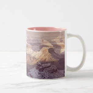 Grand Canyon im Winter Zweifarbige Tasse