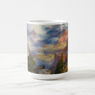 Grand Canyon in Mist (von Thomas Moran) Kaffeetasse