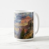 Grand Canyon in Mist (von Thomas Moran) Kaffeetasse (VorderseiteRechts)