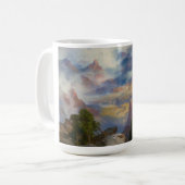 Grand Canyon in Mist (von Thomas Moran) Kaffeetasse (Vorderseite Links)