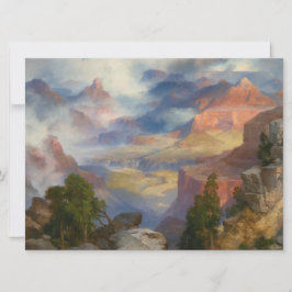 Grand Canyon in Mist (von Thomas Moran) Karte