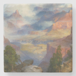 Grand Canyon in Mist (von Thomas Moran) Steinuntersetzer