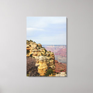 Grand Canyon Klippenseite Wüstenblick Drive Leinwanddruck