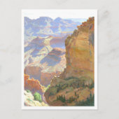 Grand Canyon Landscape Malerei Postkarte (Vorderseite)