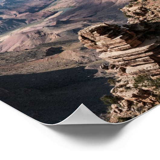 Grand Canyon Landscape Photo Poster Print (Ecke)