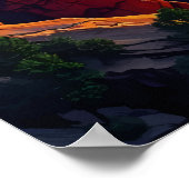 Grand Canyon Landscape Poster (Ecke)