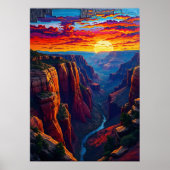 Grand Canyon Landscape Poster (Vorne)