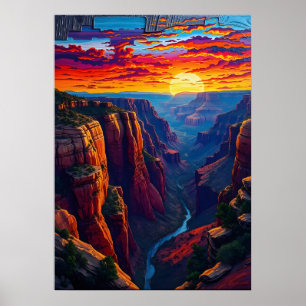 Grand Canyon Landscape Poster